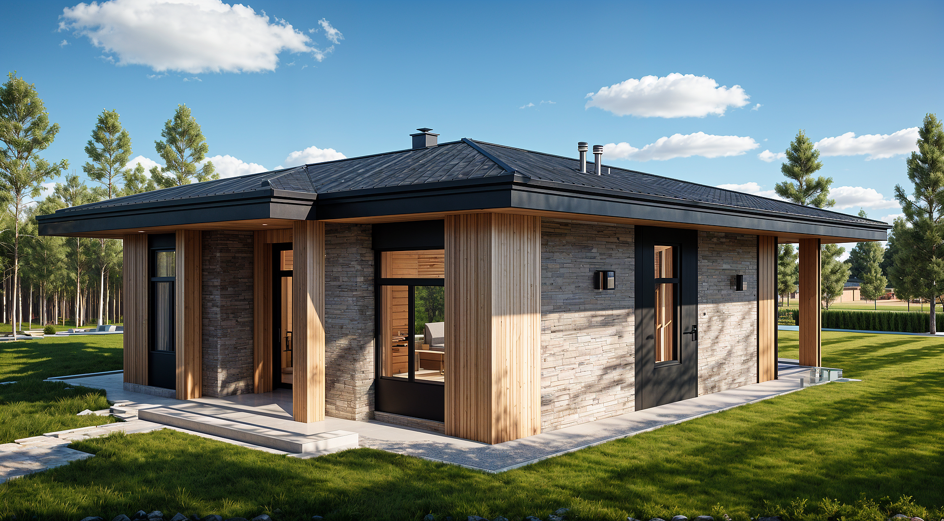 Дом из камня VZ-789